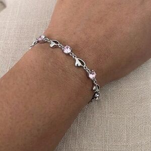 Passion of Essence Pink and Silver Bracelet